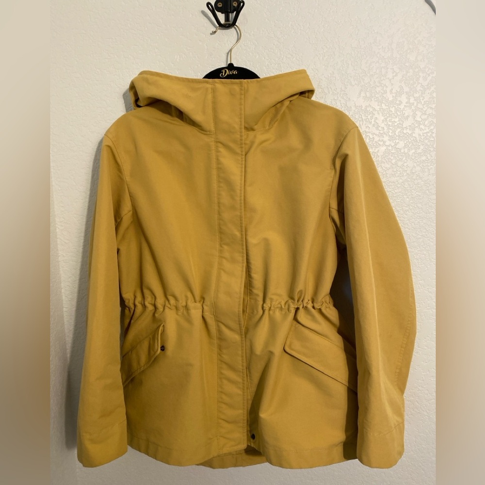 Utility Parka Jacket Yellow